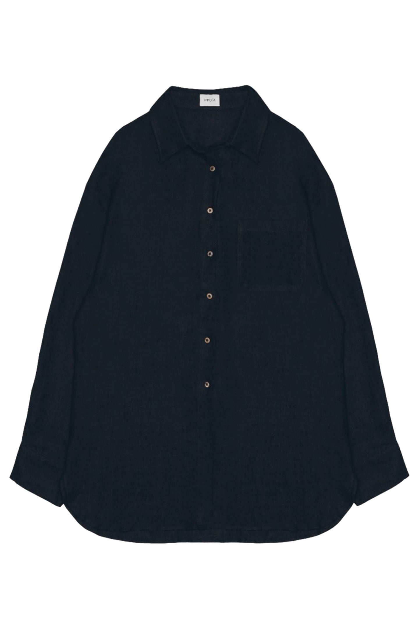 THE BLACK LINEN SHIRT BLACK 3