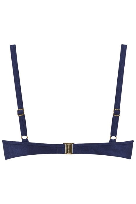 PADDED PLUNGE BALCONY BIKINI TOP PURITSU BLUE 2