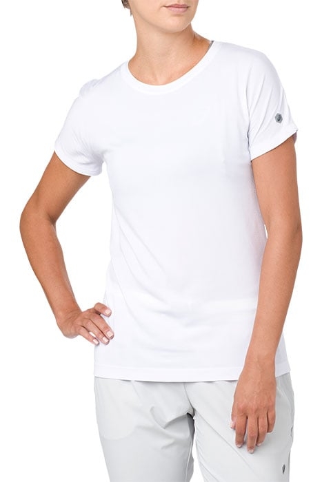 CREW NECK SS TOP BRILLIANT WHITE 1