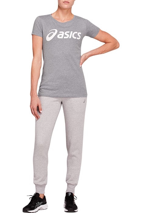 SPORT LOGO TEE MID GREY HEATHER/ BRILLIANT WHITE 5