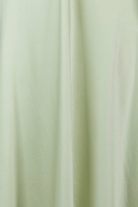 LONG SATIN SLIP DRESS PALE LIME 4