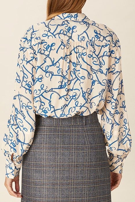 BALLOON SLEEVE SHIRT COMF FIT WHITE 3