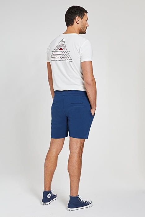 MEN PIQUE SWEAT SHORT MAVIS JEANS BLUE 3