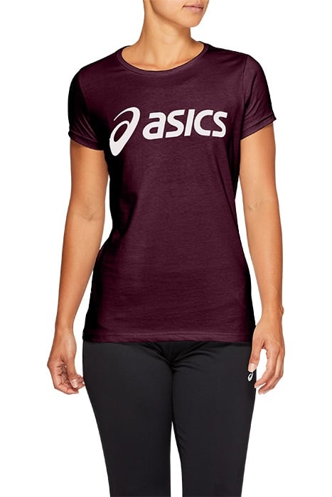 SPORT LOGO TEE ROSELLE/BRILLIANT WHITE 1