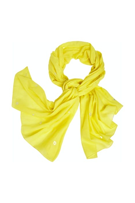 SCARF WOVEN BLAZING YELLOW 1