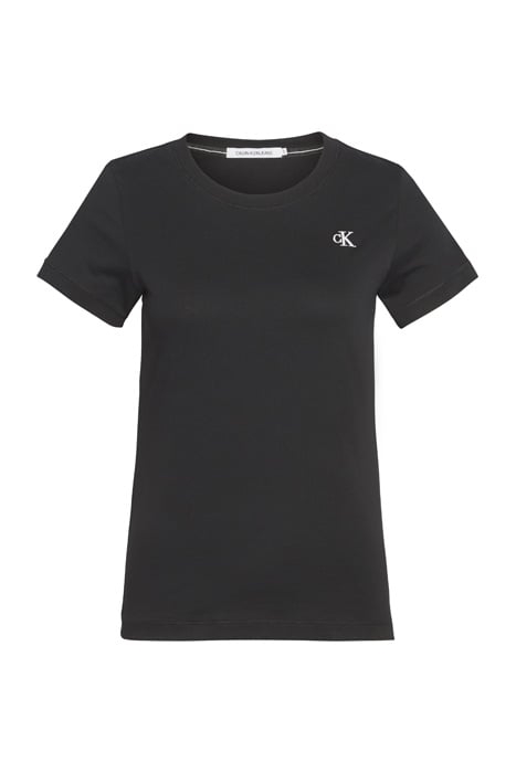 CK EMBROIDERY SLIM T BLACK 3