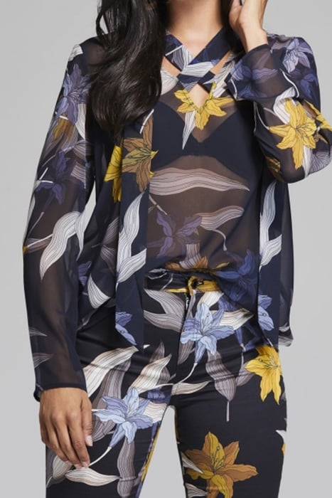 MARCIANO BY GUESS LILY LOVE TOP LILY LOVE PRINT 2