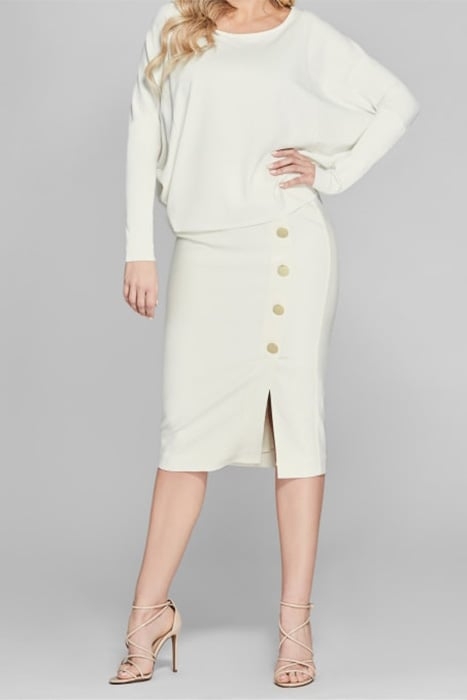 JANE PENCIL SKIRT FROSTED WHITE 7