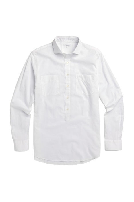 THE MCG RF COTTON LINEN SHIRT WHITE 1