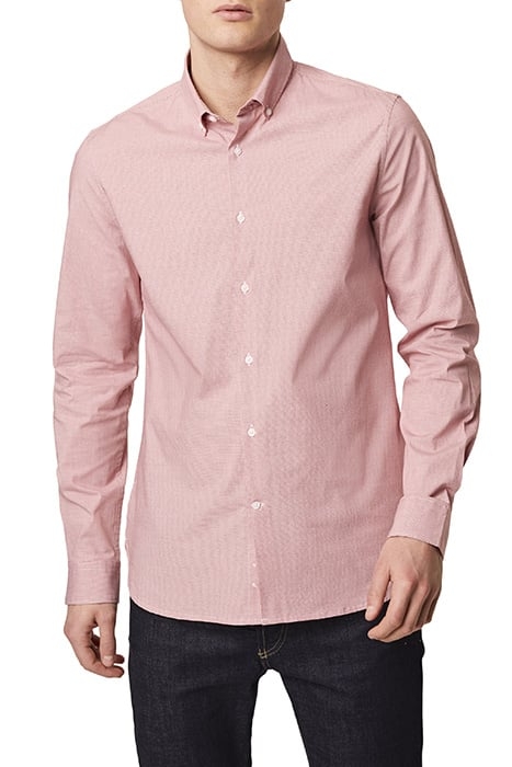 FORMAL MICRO CHECK OXFORD SHIRT SALSA RED MICRO CHCK 5