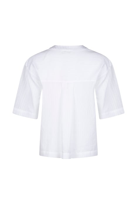 RIA V-NECK SHIRT WHITE 2