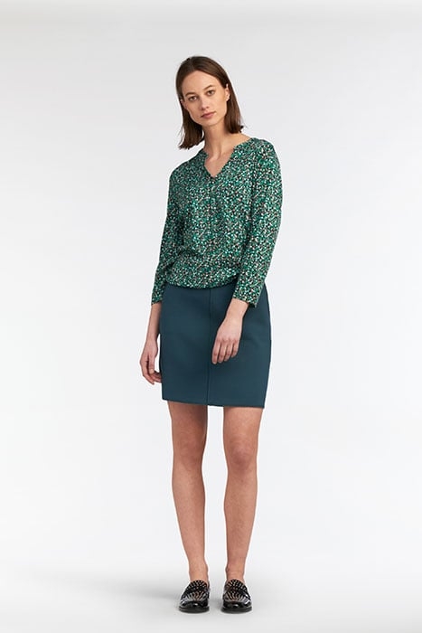 SKIRT JERSEY SHORT EMERALD 1