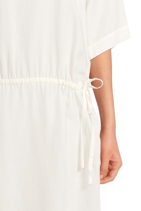 DRAWSTRING DRESS OFF WHITE 5