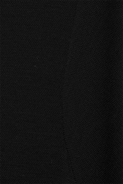 DRAPEY TENCEL SPLIT DRESS BLACK 5