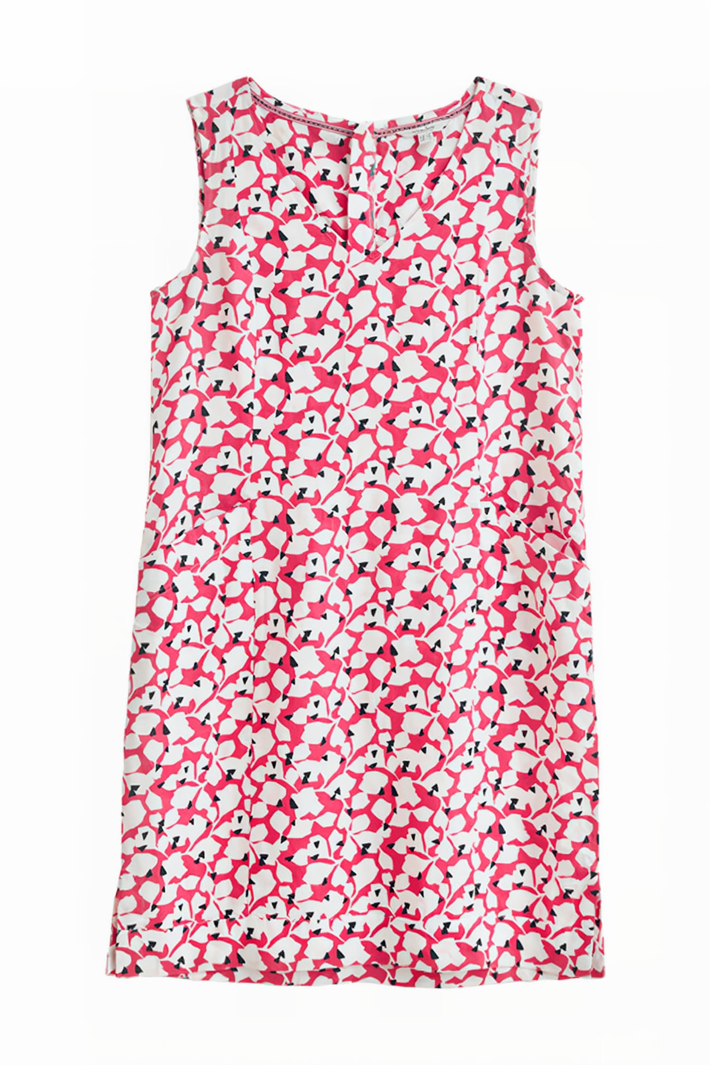 ELLINOR LINEN DRESS PINK 1