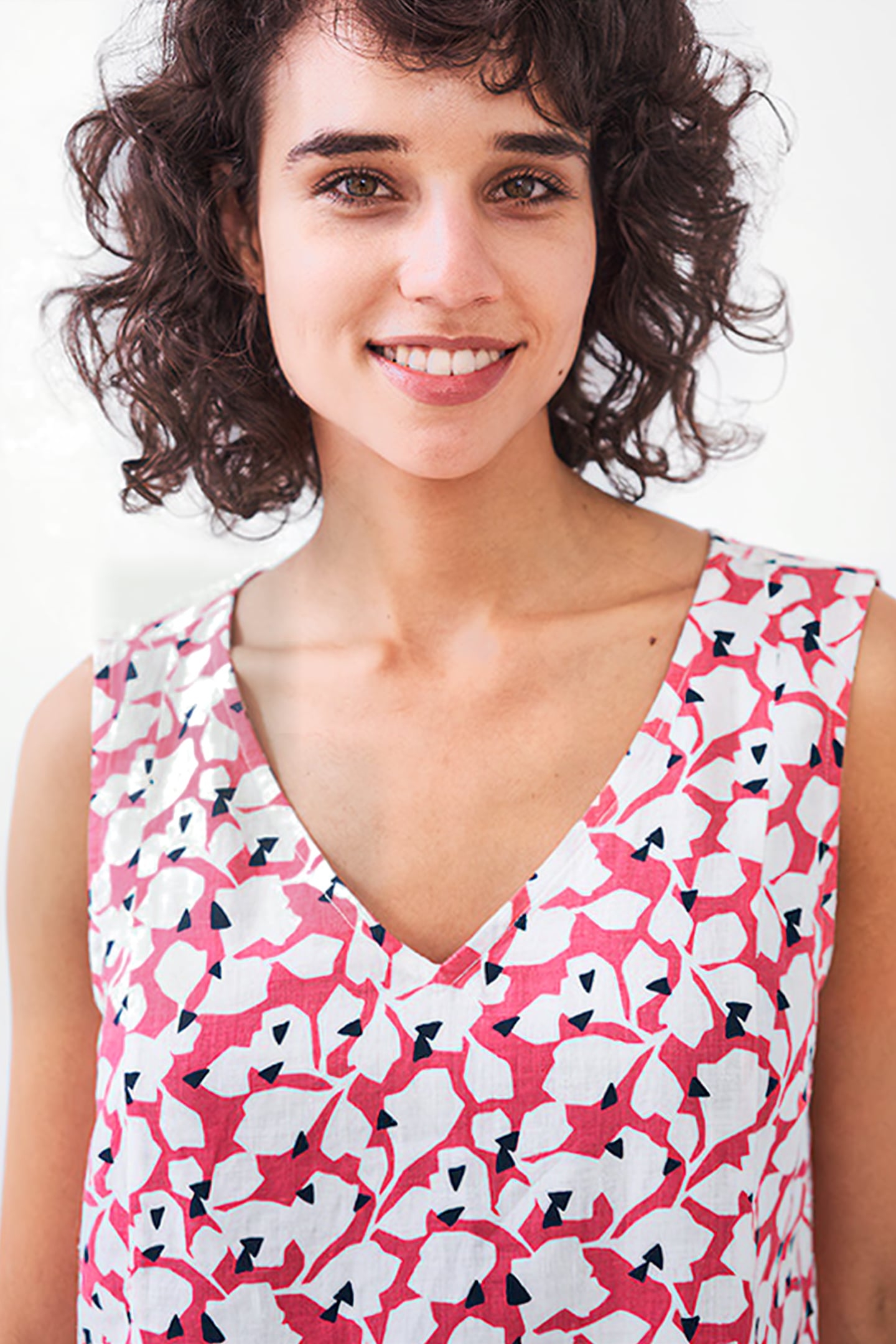 ELLINOR LINEN DRESS PINK 5