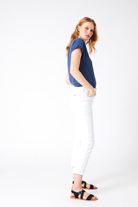 WHITE DENIM STRAIGHT CROP WHITE 5