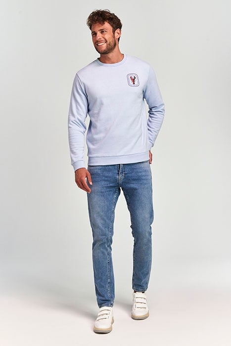 MEN SWEATER LOBSTER SOFT BLUE 4