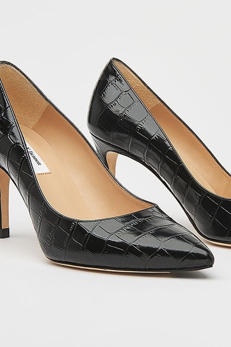 FLORET COURT HEEL BLACK 4