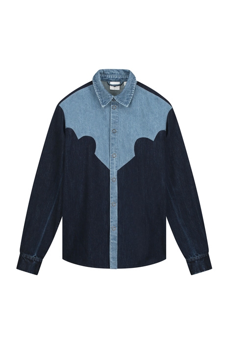 MIXED DENIM JOWBOY SHIRT 4