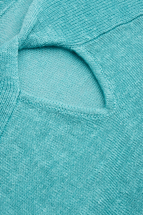 PULLOVER SHORT SLEEVES BLUE TURQUOISE 5