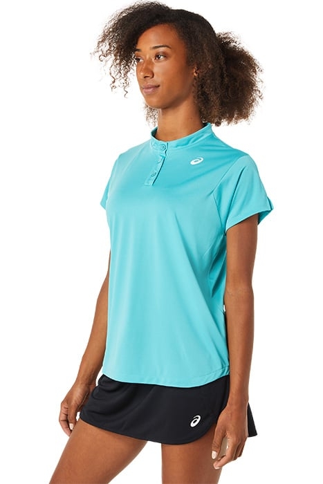 CLUB TENNIS POLO-SHIRT TECHNO CYAN 3