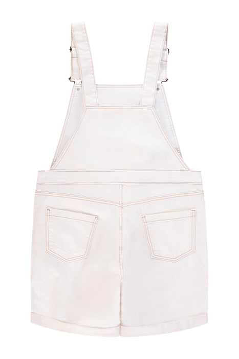 SUMMER SHORT DUNGAREE NAT WHITE 2