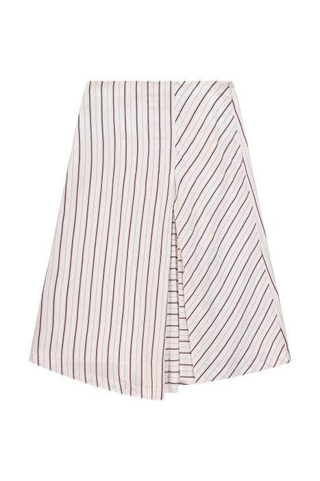 IRREGULAR STRIPED SKIRT OFFWHITE/M 1