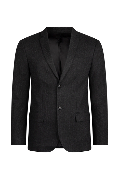 M. RICK PINSTRIPED BLAZER BLACK MEL. 1