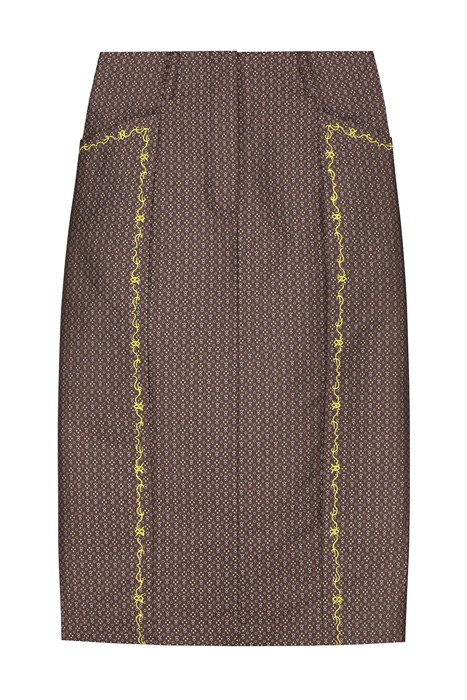 BROWN KENDRA SKIRT 4