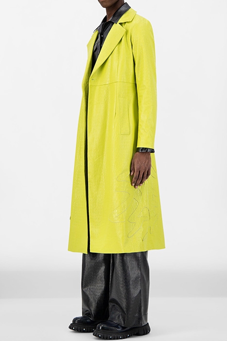 GREEN CROCO JEDOUN COAT 7