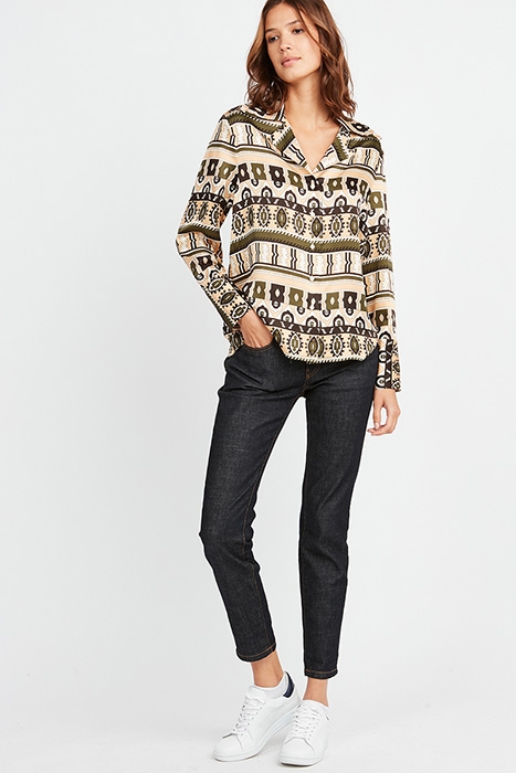 ALMA SHIRT RITZ BROWN 1