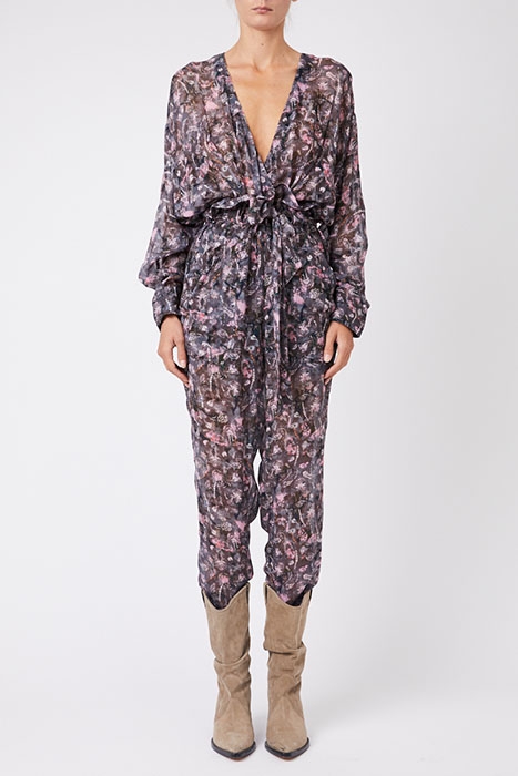 POINCIA JUMPSUIT IN BLACK/PINK 1