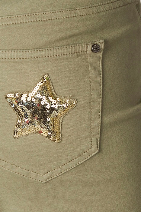 COTTON 5 POCKET PANTS GREEN 7