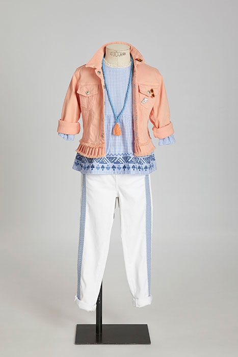 FITTED COTTON PANTS WHITE 2