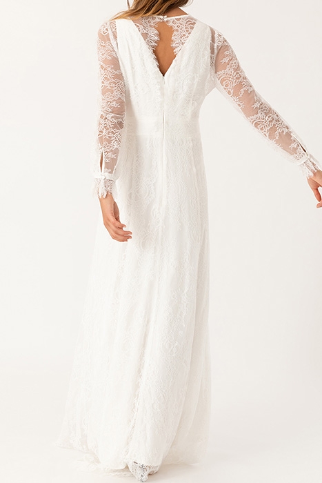 BRIDAL MATERNITY DRESS MAXI SNOW WHITE 4