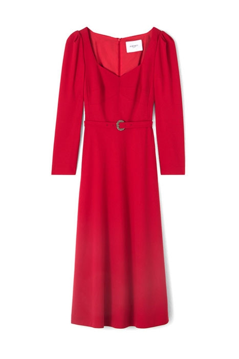 KATERINA MIDI DRESS RASPBERRY 5