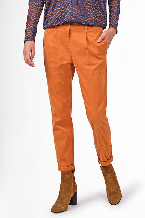 TROUSERS WOVEN LONG 24001767 HONEY GINGER 1
