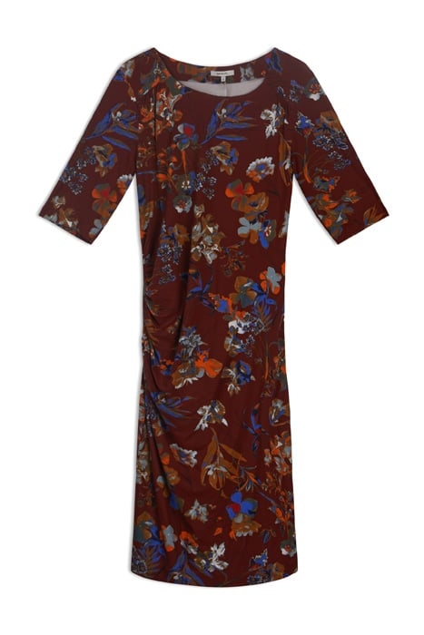 JERSEY JURK BLOEMENPRINT 23001875 FIRED BRICK 1