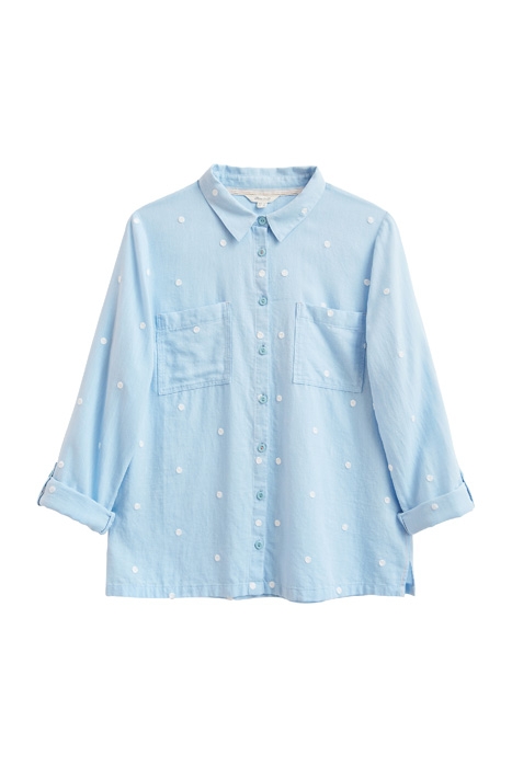 EMILIA COTTON SHIRT BLUE 1