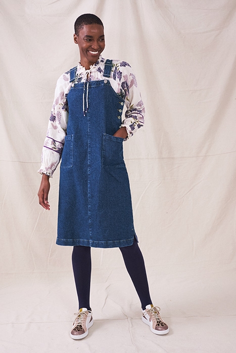 WILLOW DENIM MIDI PINNY DRE DENIM 2