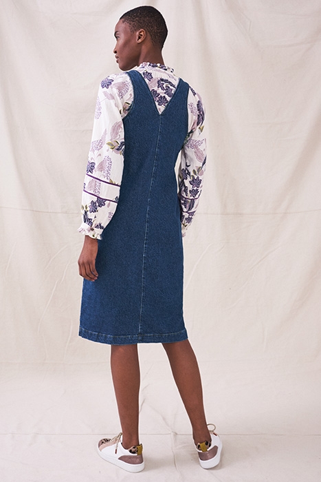 WILLOW DENIM MIDI PINNY DRE DENIM 3