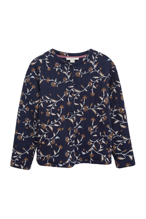 HARPER QUILTED JERSEY JACKET NAVY MULTI 1