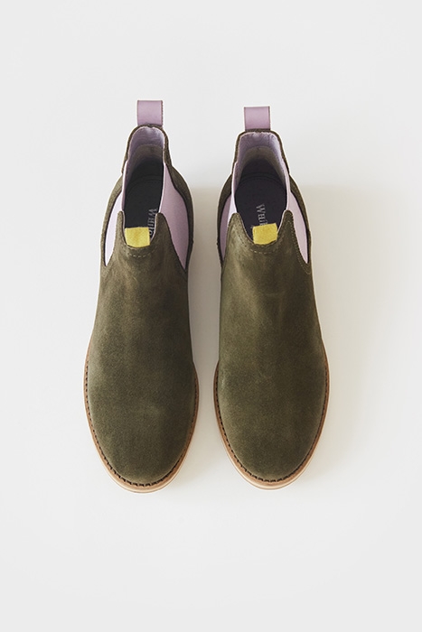 FLORA SUEDE CHEEA BOOT KHAKI GRN 3
