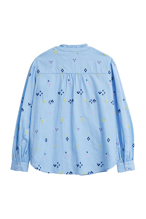 EMBROIDERED SHIRT BLUE MULTI 6