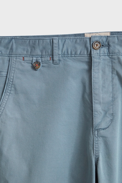 SUTTON ORGANIC CHINO TROUSER MID BLUE 5