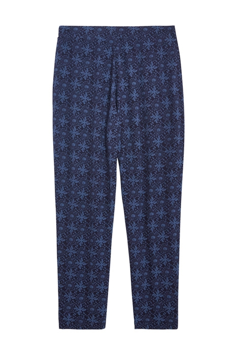 MAISON ECO VERO JERSEY TROUSER BLUE MULTI 1