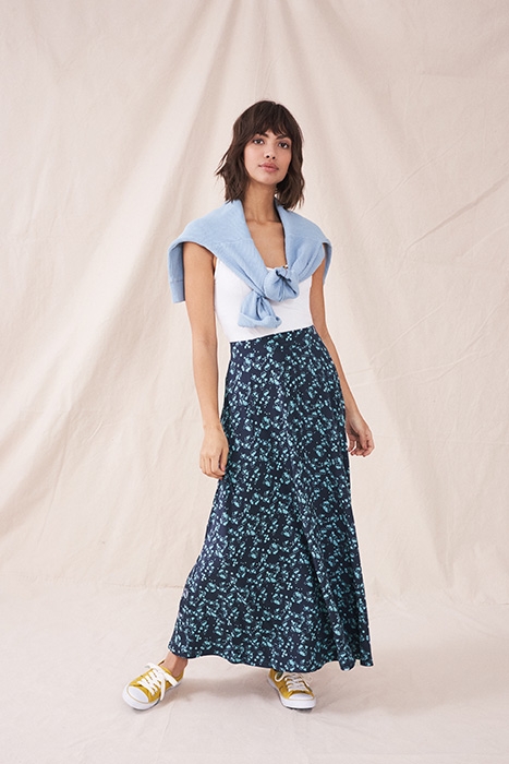 JADA ECO VERO JERSEY SKIRT PLUM 2