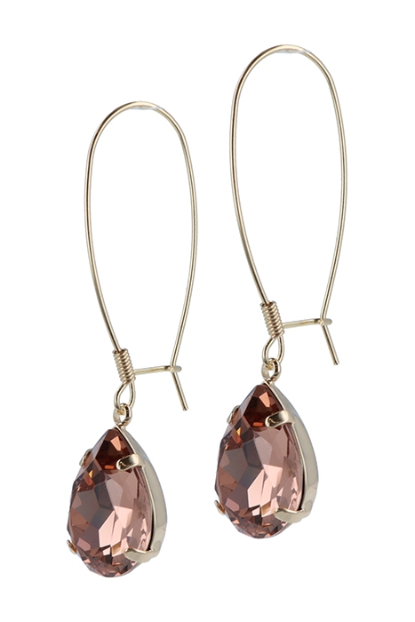 OTAZU IDA EARHANGERS BLUSH ROSE LIGHT PURPLE 2