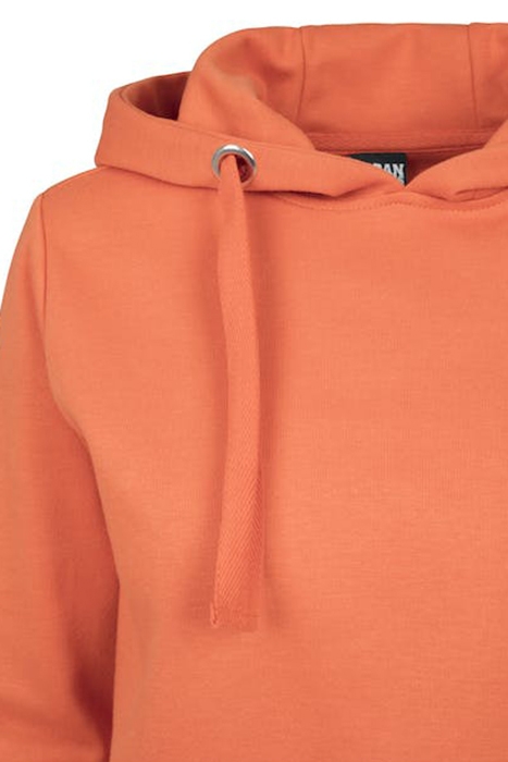 LADIES INTERLOCK SHORT HOODY RUST ORANGE 6